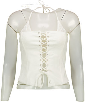White Fox White After Party Bustier UK M