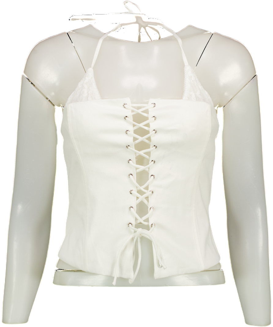 White Fox White After Party Bustier UK M