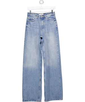 M&S Light Blue Wide Leg Jeans UK 8