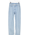 Weekday Blue Twin Cotton Dipped Waist Jeans W28