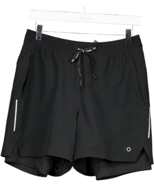 M&S Black Double Layered 5 Inch Sports Shorts UK S