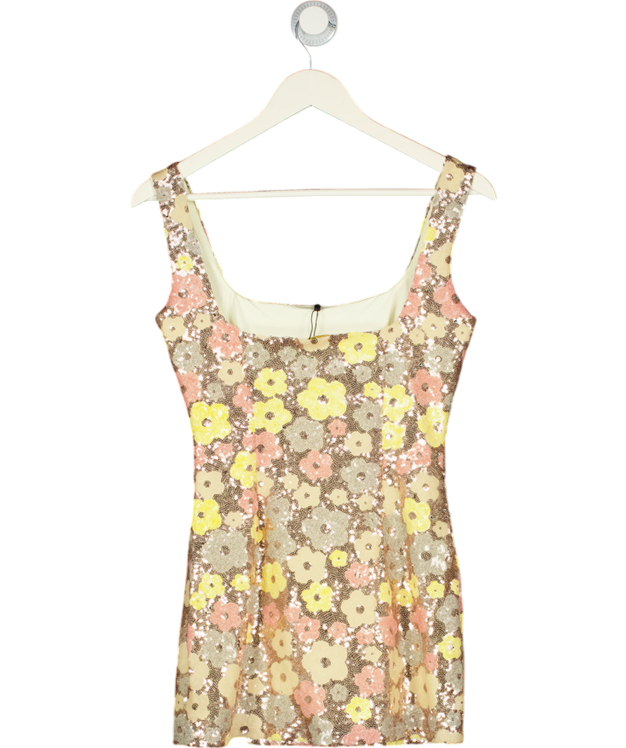 Sorelle UK Metallic Aria Sequin Dress & Bag Set UK S