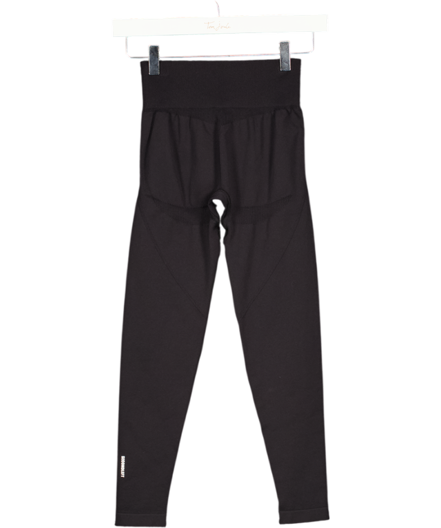 SECONDLEFT Black Activewear Leggings UK S