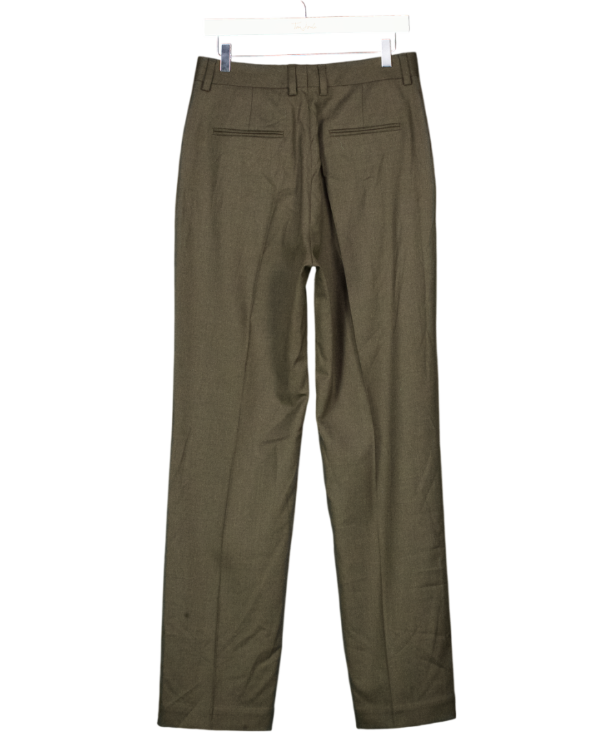 FILIPPA K Oak Brown Cara Flannel Trousers Sz40 UK 14