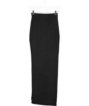 HOUSE OF CB Black The Maxi Bodycon Stretch-woven Maxi Skirt UK XS