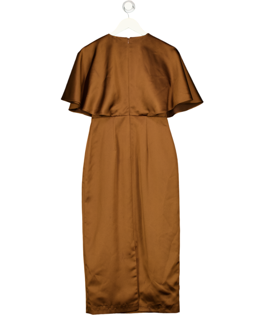 TUCKERNUCK Chocolate Brown Cape Leah Dress Us4 UK 8