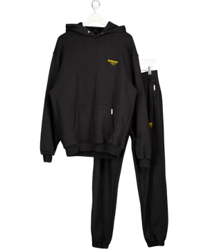 REPRESENT 2-piece Black / Orange Owners Club Logo Hoodie (m)  And Joggers Set UK M/L