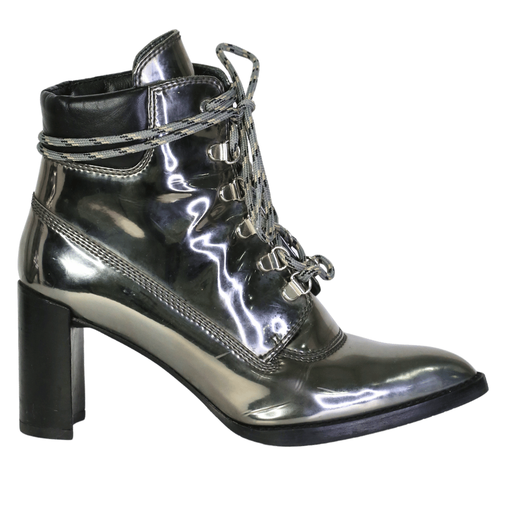 Stuart Weitzman Metallic The Gigi Boot UK 3.5 EU 36.5 👠