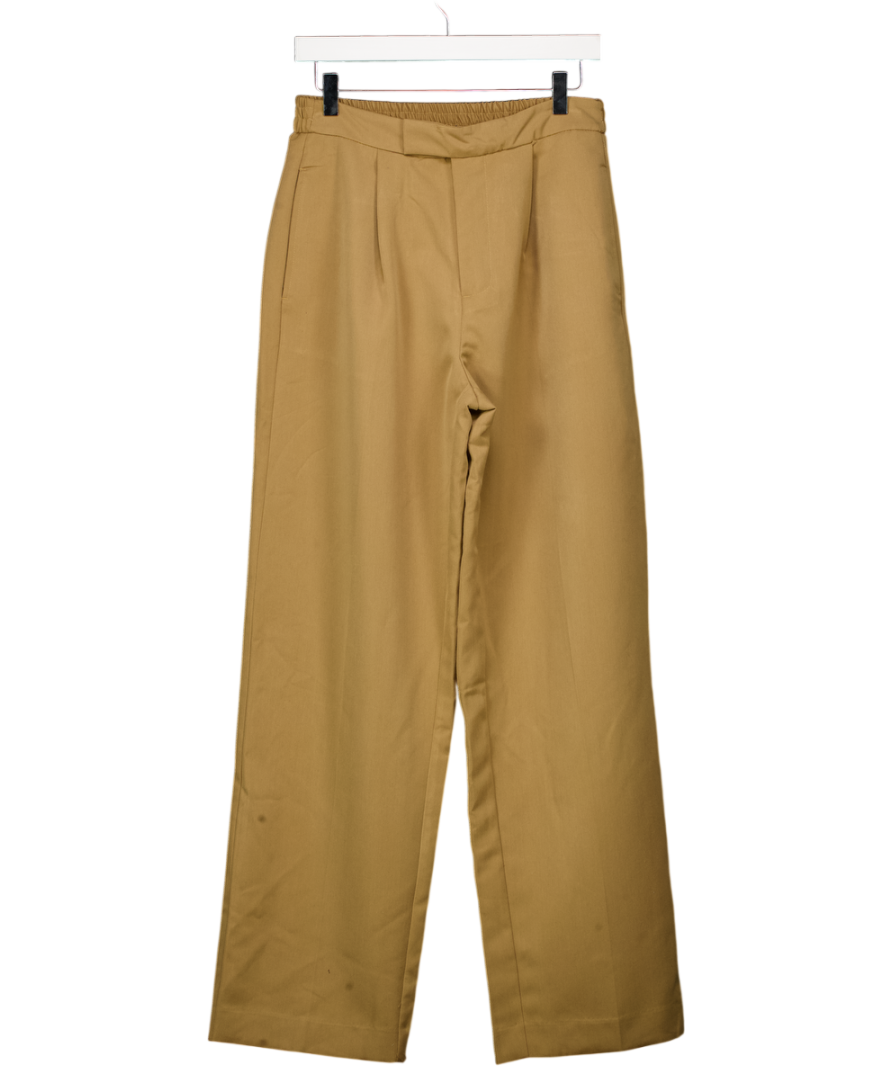ASOS Beige Wide Leg Trousers UK XS