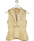 SEPHI Yellow Satin The Starlet Top UK 6