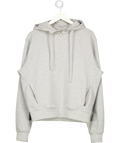 ZARA Grey Funnel Neck Hoodie UK S