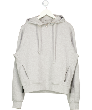 ZARA Grey Funnel Neck Hoodie UK S