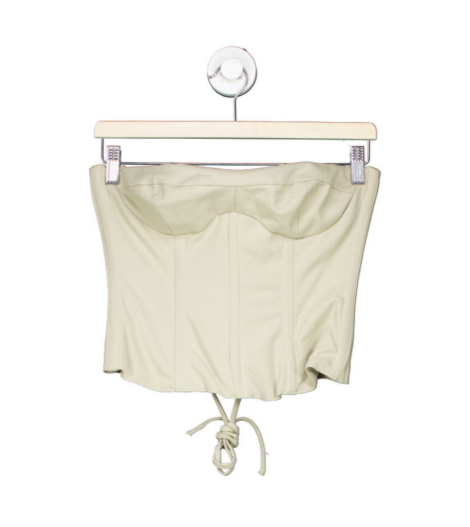 lounge Green Bandeau Corset Top UK 8