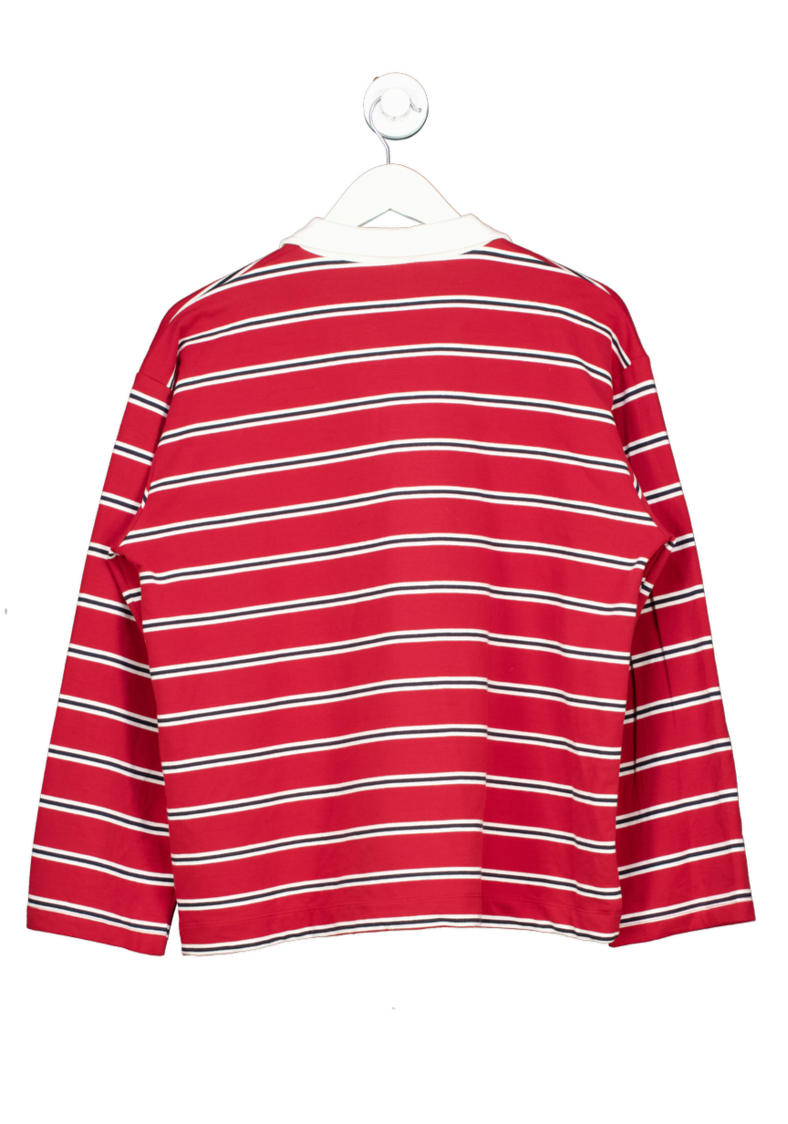 4th & Reckless Red Alicia Polo Shirt UK M