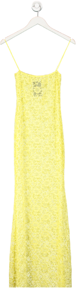 lola rae Yellow Sorrento Lace Dress - Lemon UK M/L