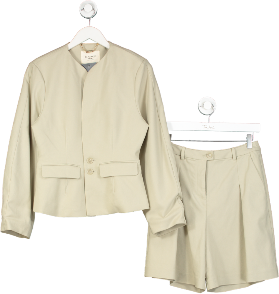 lounge Green Structured Jacket And Tailored Short Set UK 10