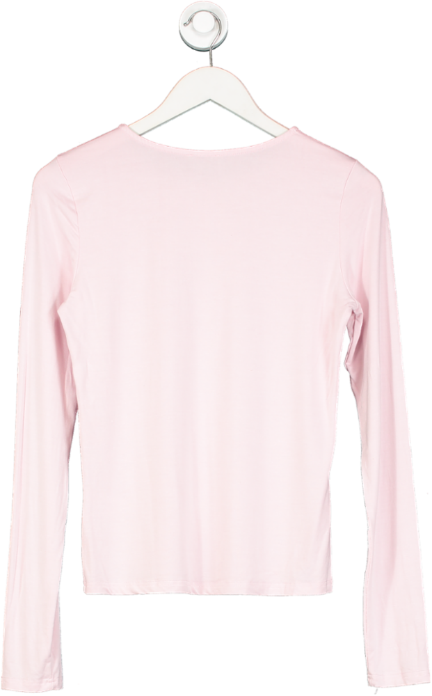 White Fox Only For Tonight Long Sleeve Top Baby Pink UK L