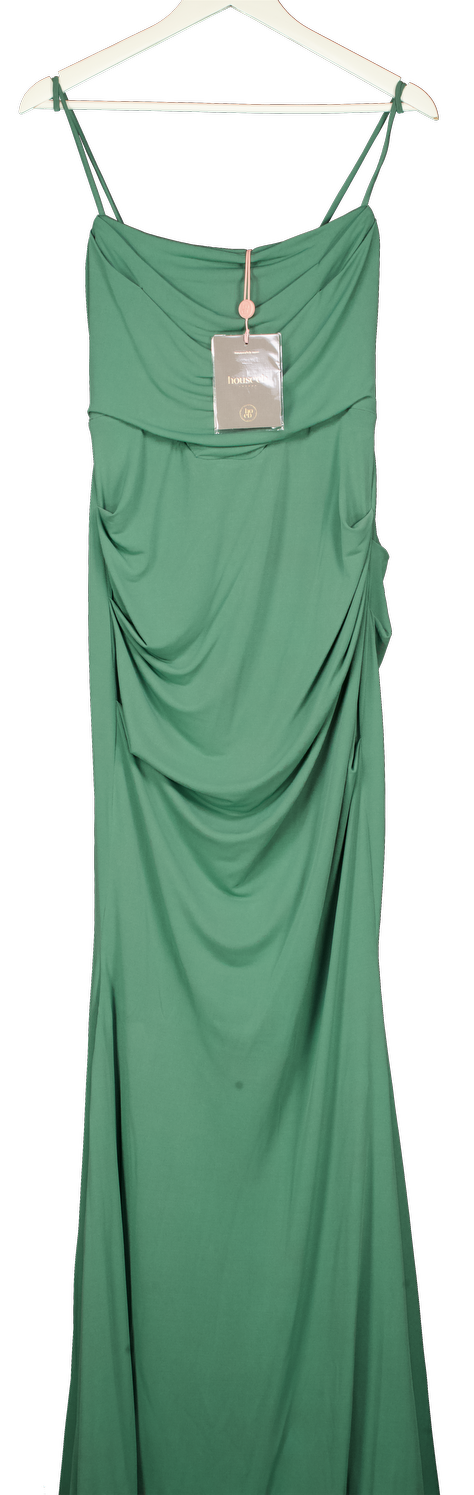 HOUSE OF CB Green Milena Forest Corset Maxi Dress UK M – Reliked