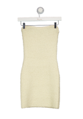 Alix NYC Cream Textured Knit Bandea Mini Dress UK XS