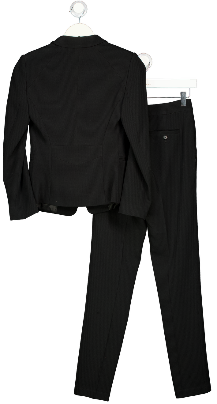 REISS 2-piece Black Lillian Blazer And Slim Leg Trouser Suit UK XXS-XS