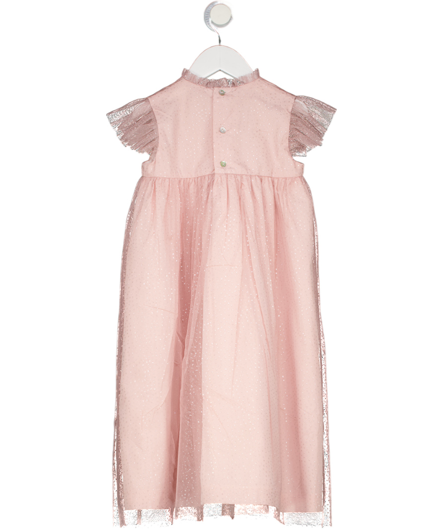 LA COQUETA KIDS Dusty Pink Tulle Occassion Dress 6 Years