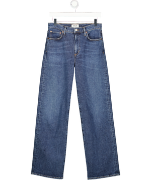 AGOLDE Blue Harper High Rise Straight Leg Jean W25