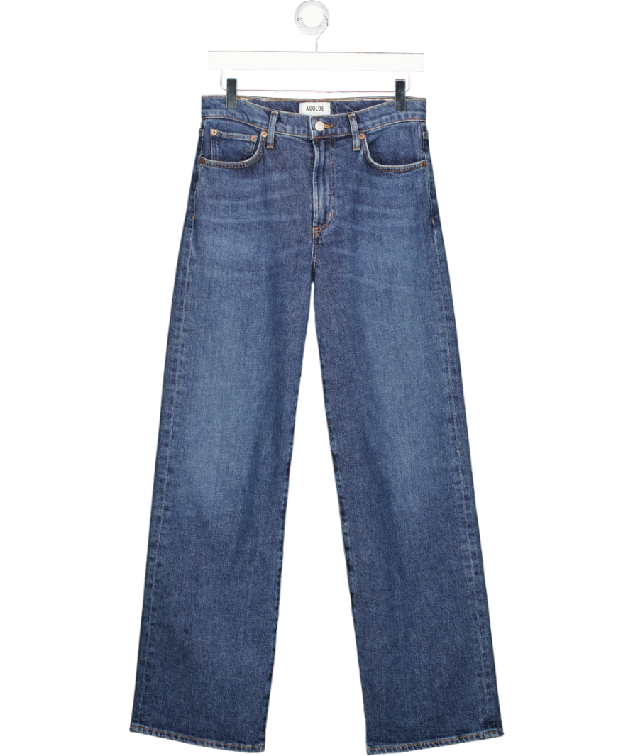 AGOLDE Blue Harper High Rise Straight Leg Jean W25