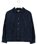 Samsøe Samsøe Navy Blue Corduroy Shirt Jacket UK S