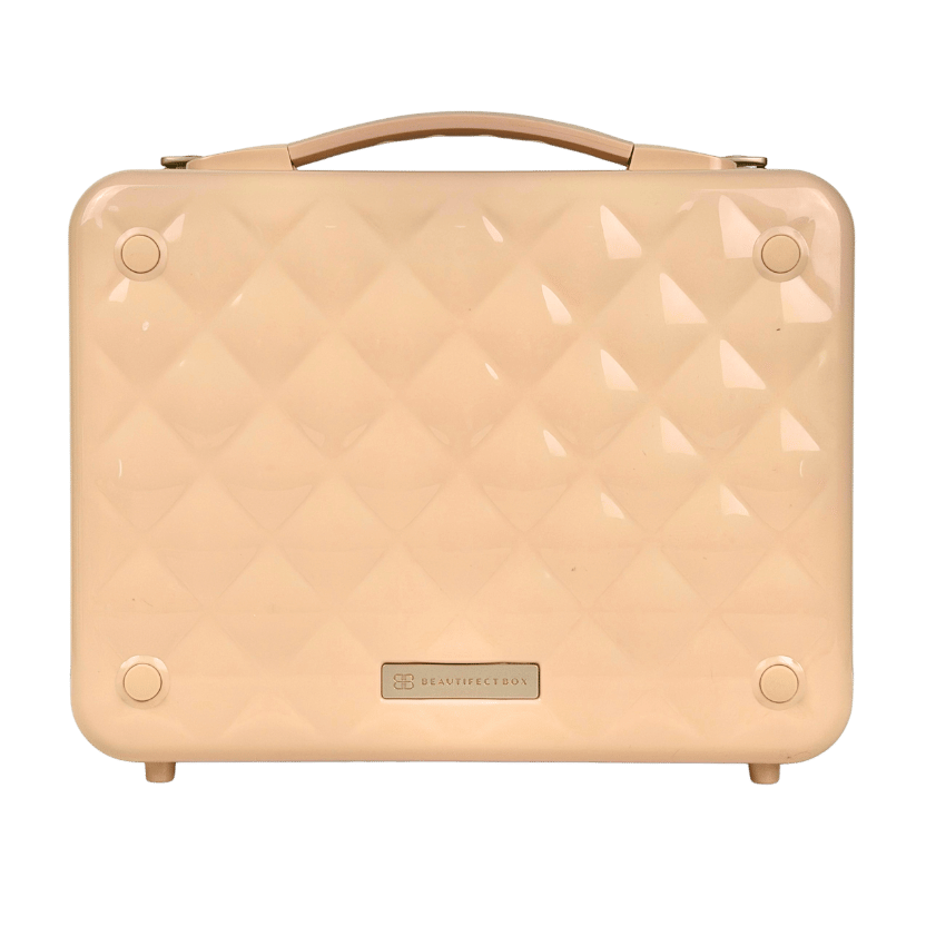 BEAUTIFECT Nude Portable Vanity Case With Led Lighted Mirror