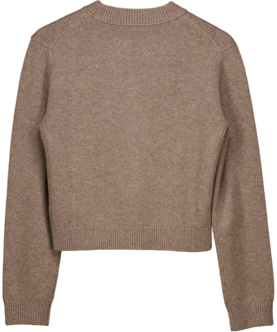 & Other Stories Brown Cashmere-blend Jumper UK S