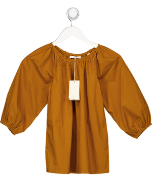 DÔEN Rust Brown 100% Organic Cotton Spruce Dress 6 Years