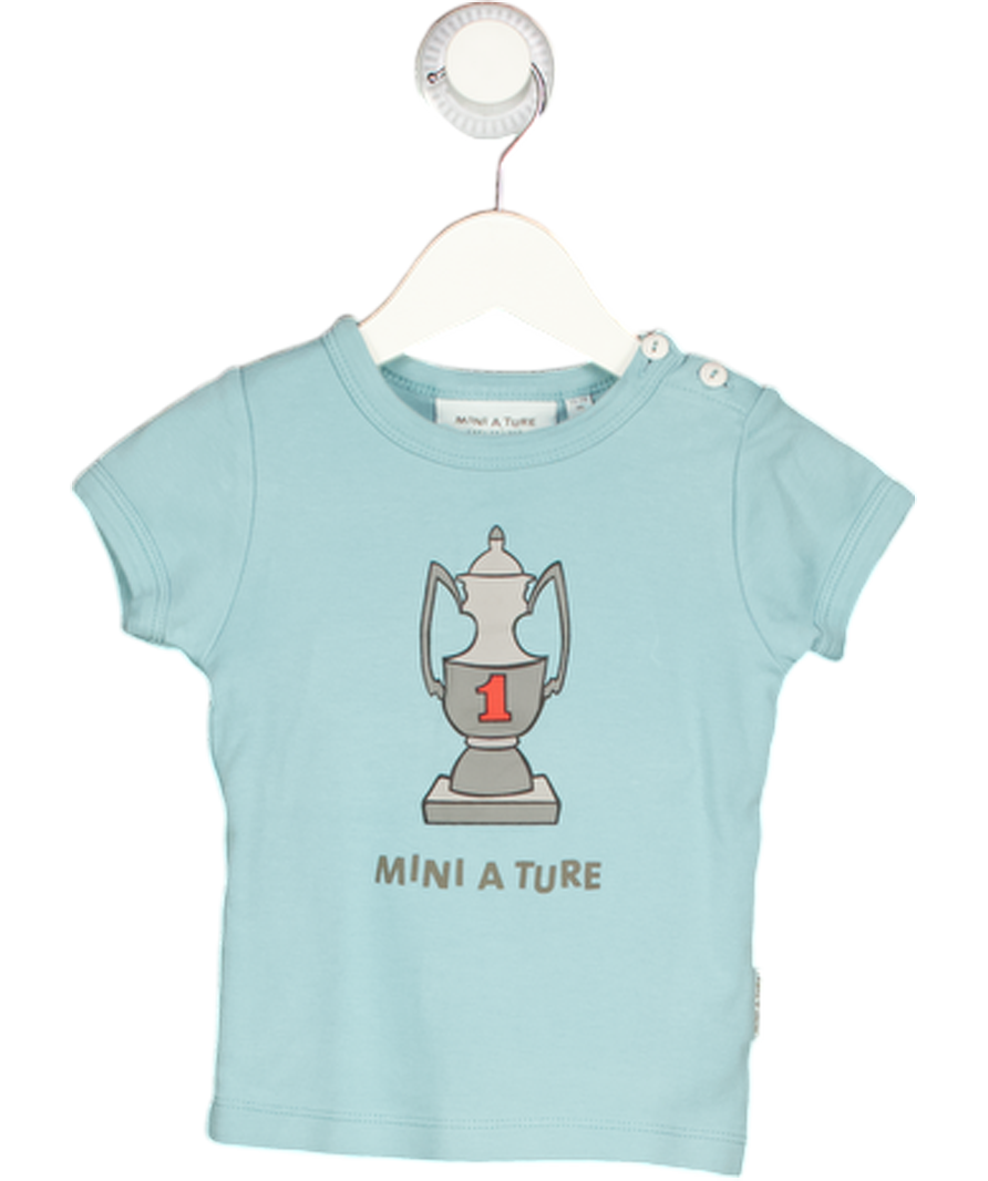 Mini a ture Blue Trophy T-shirt 12-18 Months
