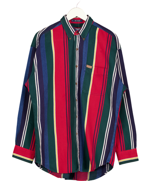 CHAPS Multicoloured Vintage Striped Shirt UK M