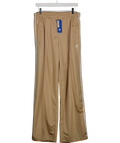 adidas Beige Firebird Loose Tracksuit Bottoms UK M