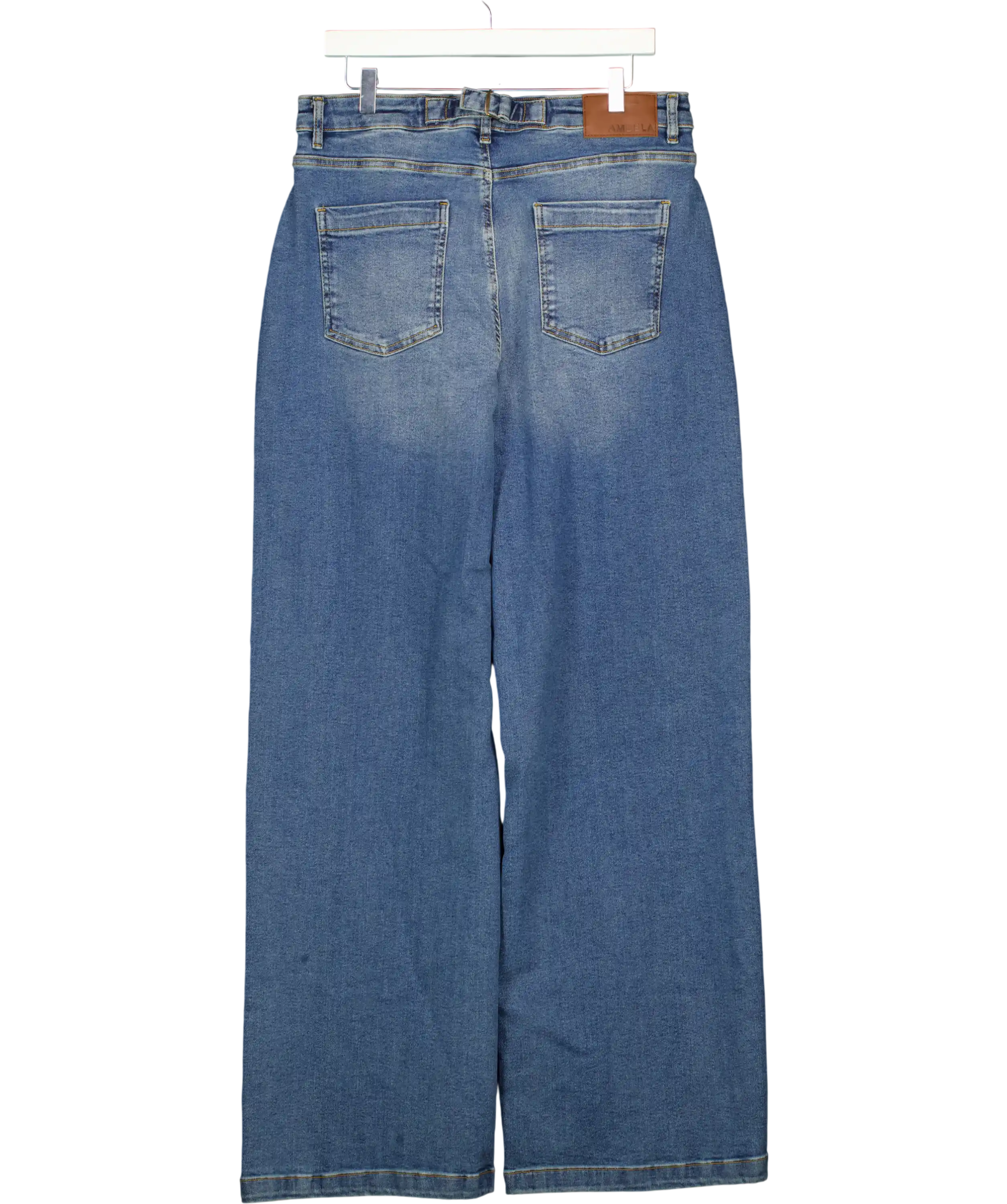 Ambela Blue Stretch Straight Jeans UK 18