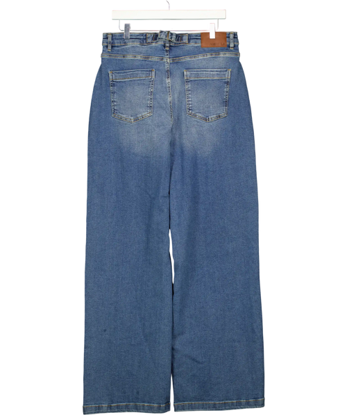 Ambela Blue Stretch Straight Jeans UK 18
