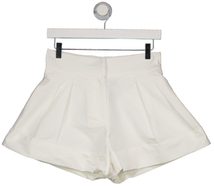 NOUGHTS & KISSES Layla White Tailored Shorts UK S