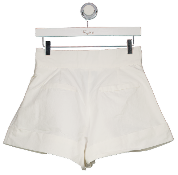 NOUGHTS & KISSES Layla White Tailored Shorts UK S