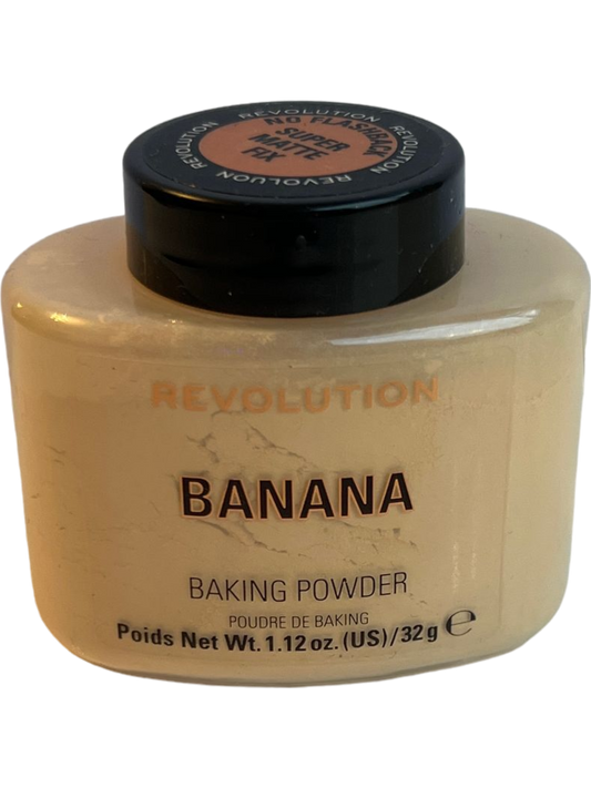 Revolution Banana Loose Baking Powder Super Matte Fix 32g