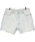 ZARA Blue Regular Fit Mid-waist Denim Bermuda Shorts UK M