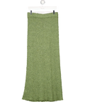 ASOS Green Boucle Knit Maxi Skirt UK M