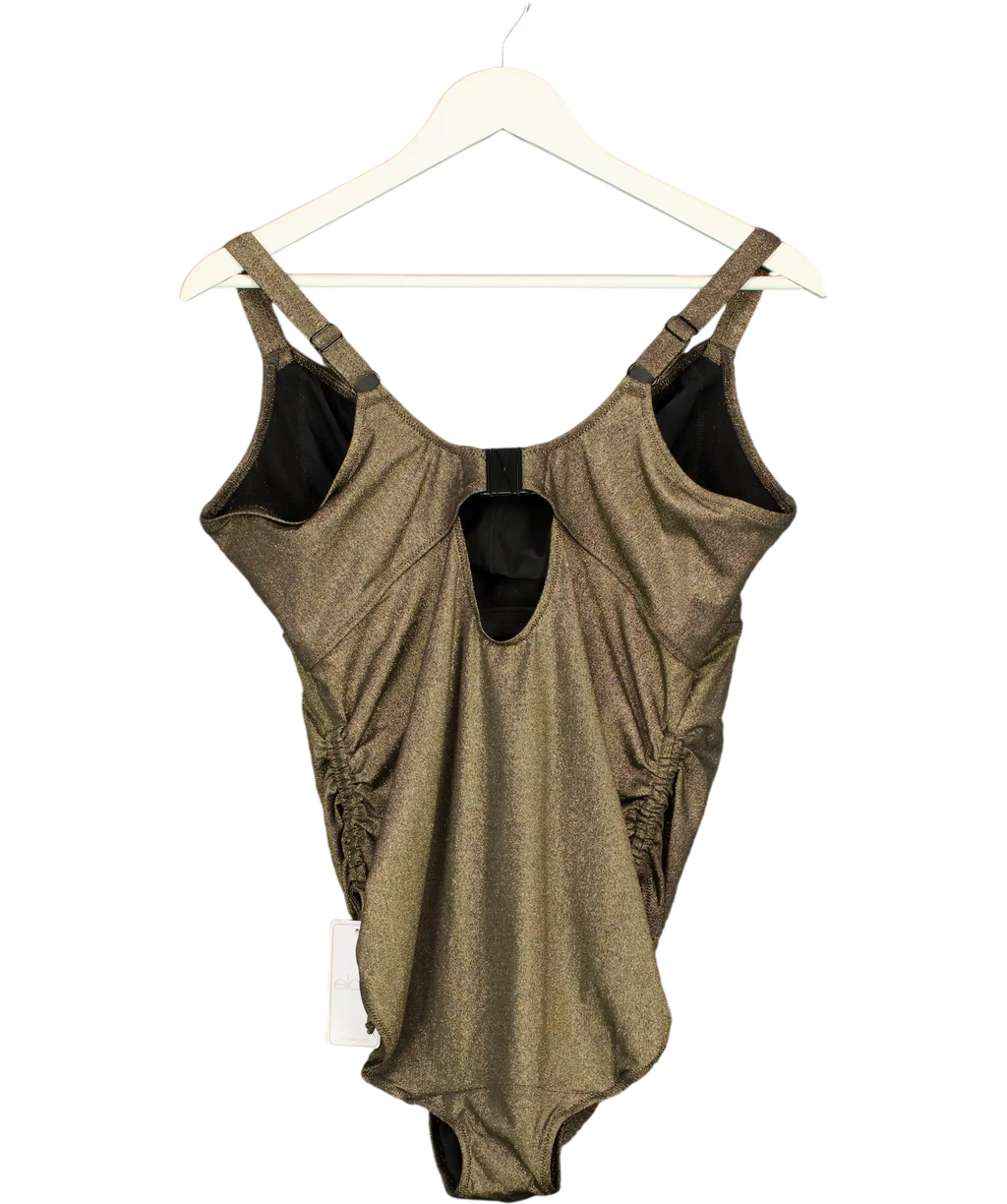 Elomi Green Swimsuit UK L