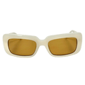 SUNDAY SOMEWHERE Elle In Milky White Sunglasses