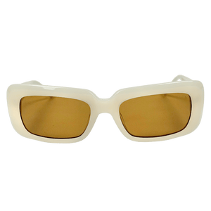 SUNDAY SOMEWHERE Elle In Milky White Sunglasses