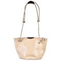 SCANLAN THEODORE Chalk Beige Italian Leather Athos Bucket Bag