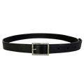 Saint Laurent Crystal-buckle Black  Leather Belt 75cm / Inch 29.5 UK S