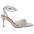 Ducie Metallic Dimaonte Bow Heels UK 5 EU 38 👠