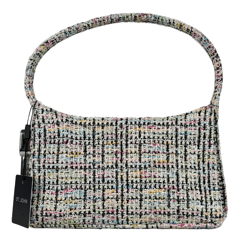Edie Parker Multicoloured Burn Tweed Shoulder Bag One Size