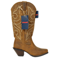 Durango Brown Crush Westen Boots UK 4 EU 37 👠