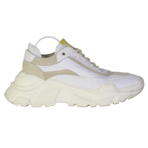 J.Lindenberg Cream Billie Minton Leather Trainers UK 9 EU 43